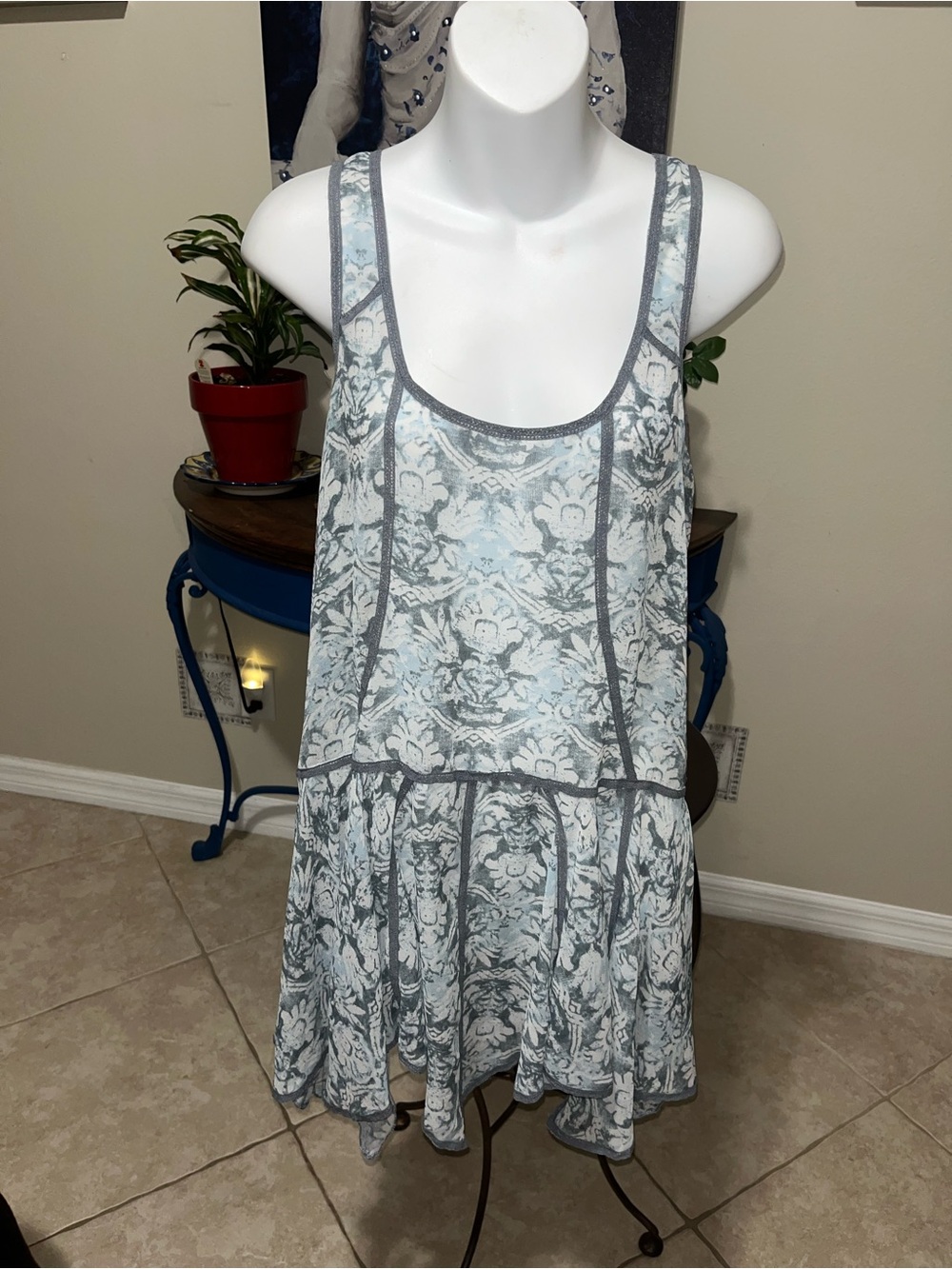 Free People Intimately Oversized Slip Dress - Floral Print  M